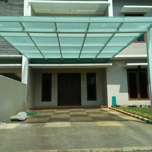Kanopi Kaca Tempered 10mm di  di Serang